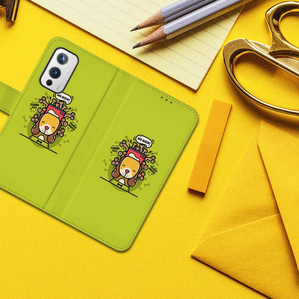 OnePlus 9 Leuk Hoesje Doggy Biscuit