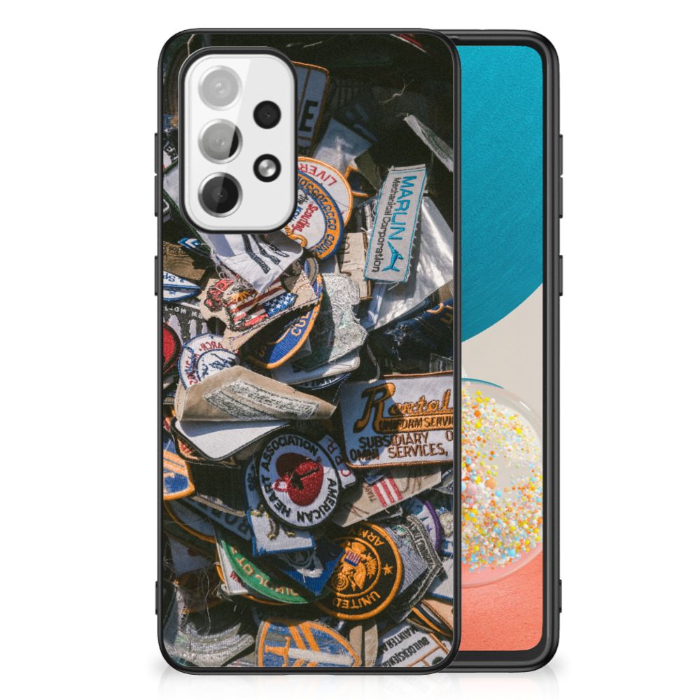 Samsung Galaxy A73 Silicone Back Case Badges