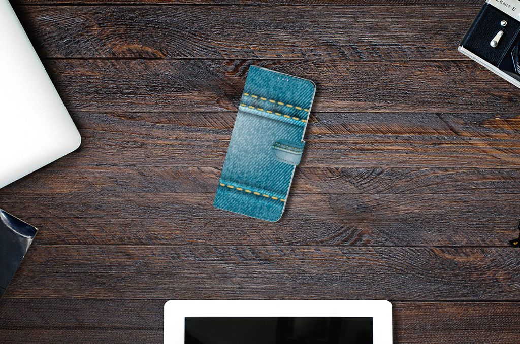 Samsung Galaxy S20 Plus Wallet Case met Pasjes Jeans