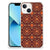 iPhone 13 mini Doorzichtige Silicone Hoesje Batik Brown - B2C Telecom