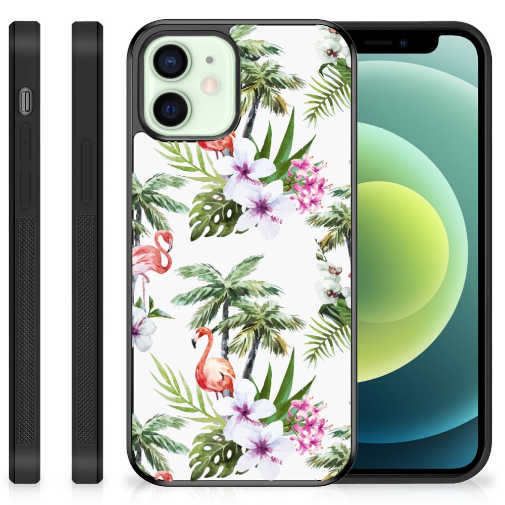 iPhone 12 Mini Back Cover Flamingo Palms B2C Telecom