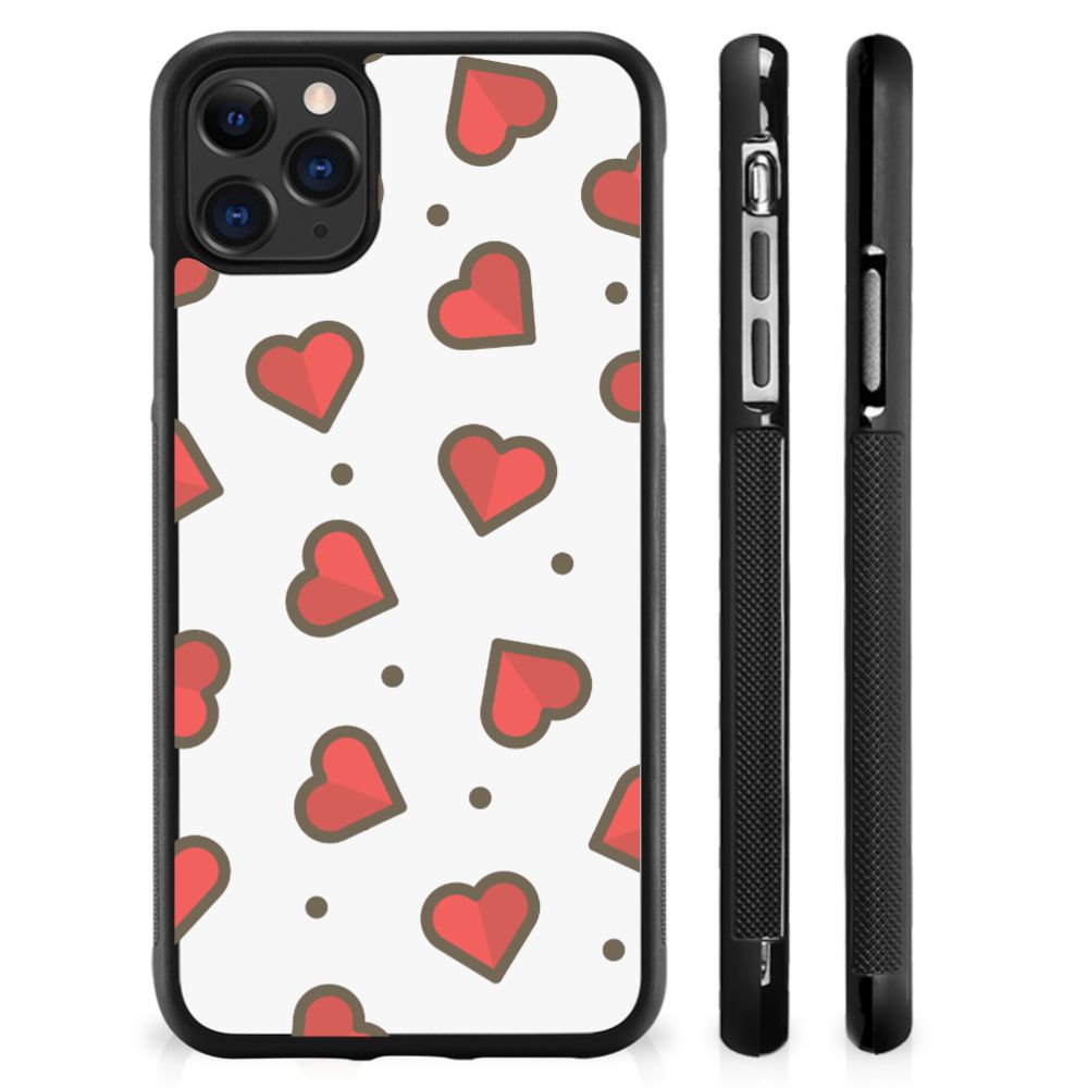 Apple iPhone 11 Pro Max Bumper Case Hearts B2C Telecom