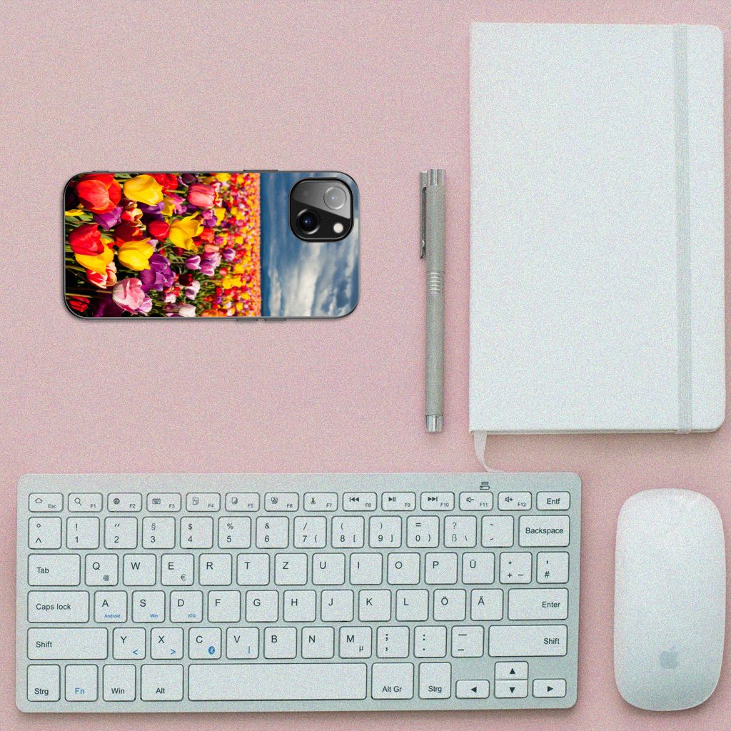 Apple iPhone 13 Bloemen Hoesje Tulpen B2C Telecom