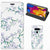LG V40 Thinq Uniek Smart Cover Blossom White
