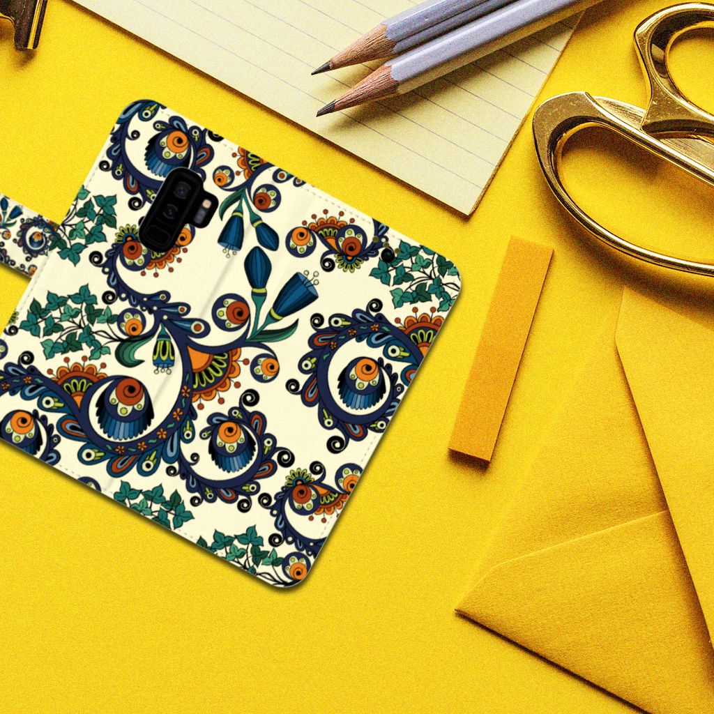 Wallet Case Samsung Galaxy S9 Plus Barok Flower