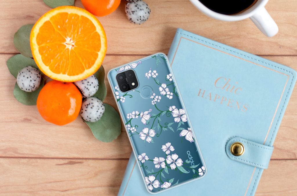 OPPO A15 Uniek TPU Case Blossom White B2C Telecom