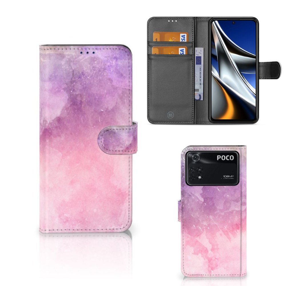 Hoesje Xiaomi Poco X4 Pro 5G Pink Purple Paint
