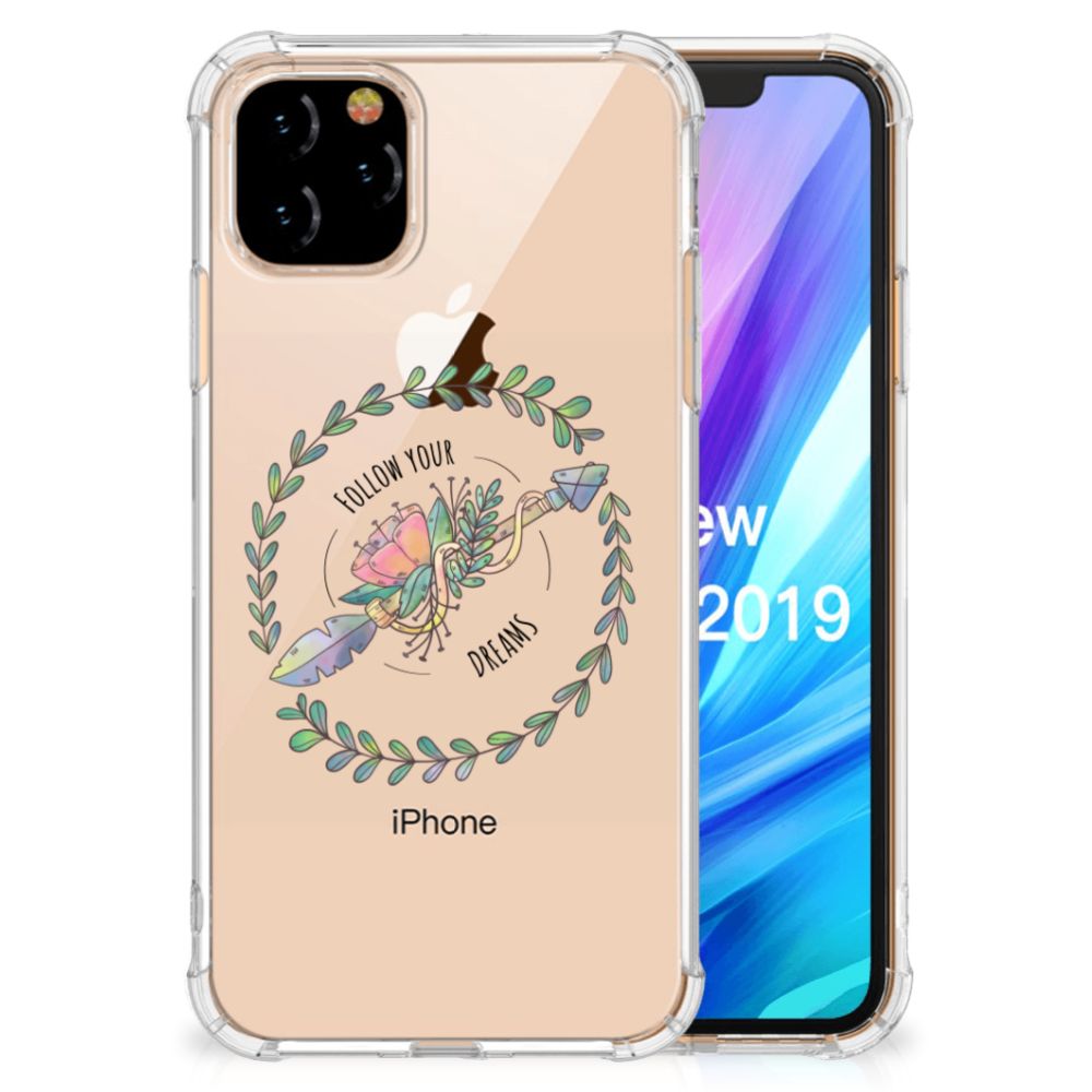 Apple iPhone 11 Pro Stevig Bumper Hoesje Boho Dreams