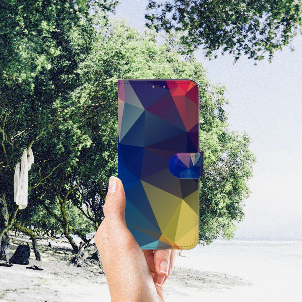 Samsung Galaxy A13 (4G) Book Case Polygon Dark