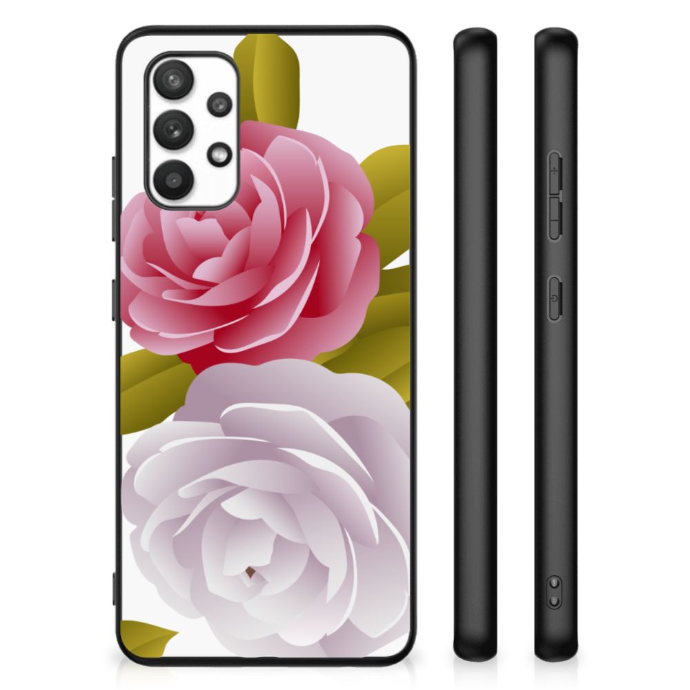 Samsung Galaxy A32 4G | A32 5G Enterprise Editie Bloemen Hoesje Roses B2C Telecom