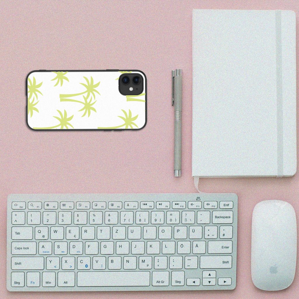 iPhone 11 Bloemen Hoesje Palmtrees B2C Telecom