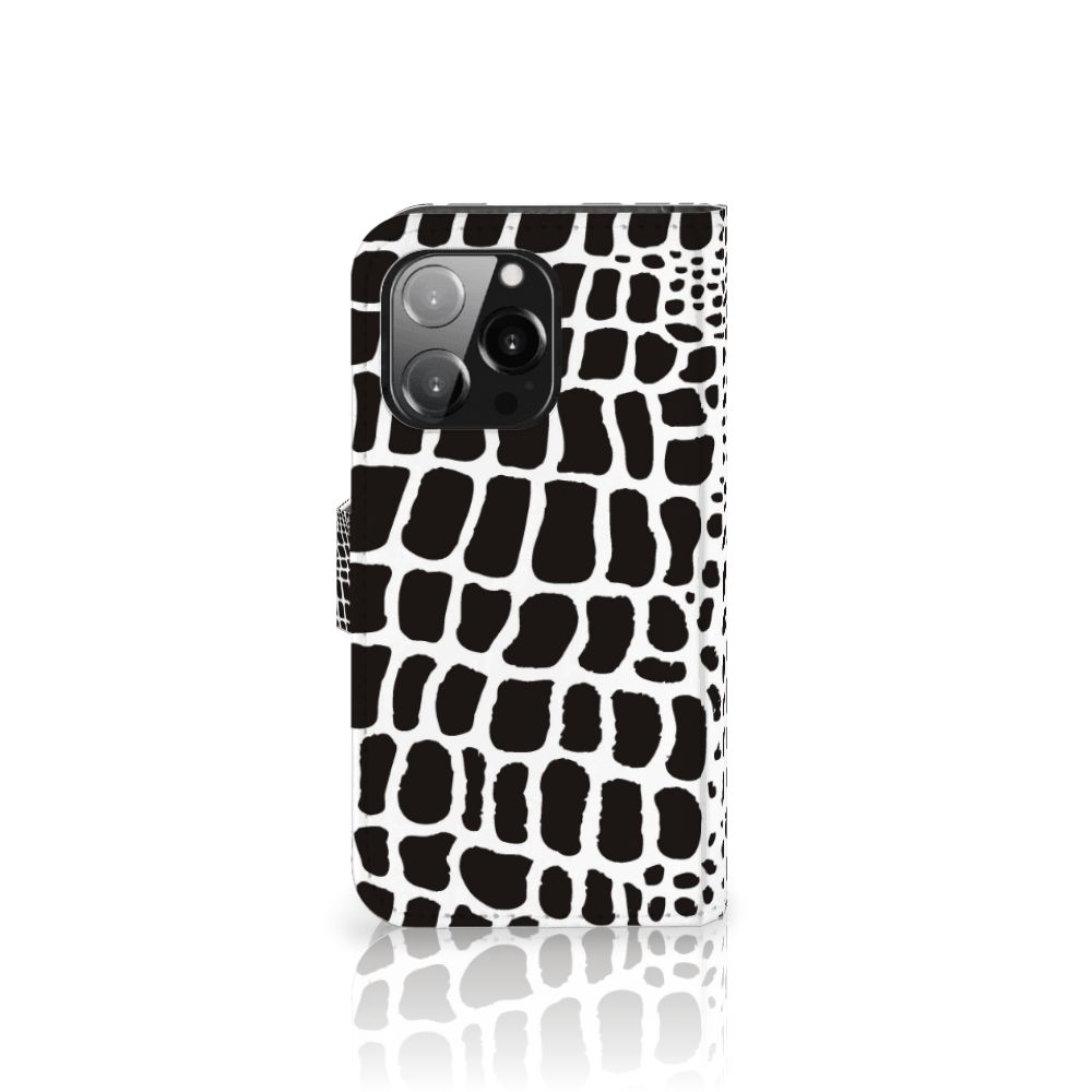 iPhone 13 Pro Telefoonhoesje met Pasjes Slangenprint