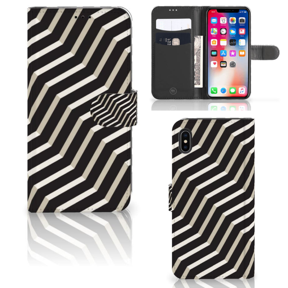 Apple iPhone Xs Max Book Case Illusion