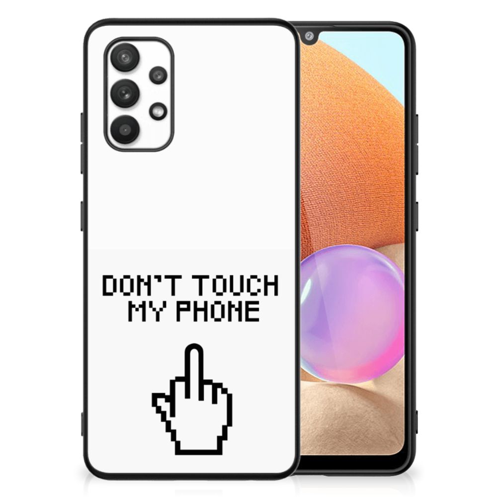 Samsung Galaxy A32 4G | A32 5G Enterprise Editie Telefoon Hoesje Finger Don't Touch My Phone B2C Telecom
