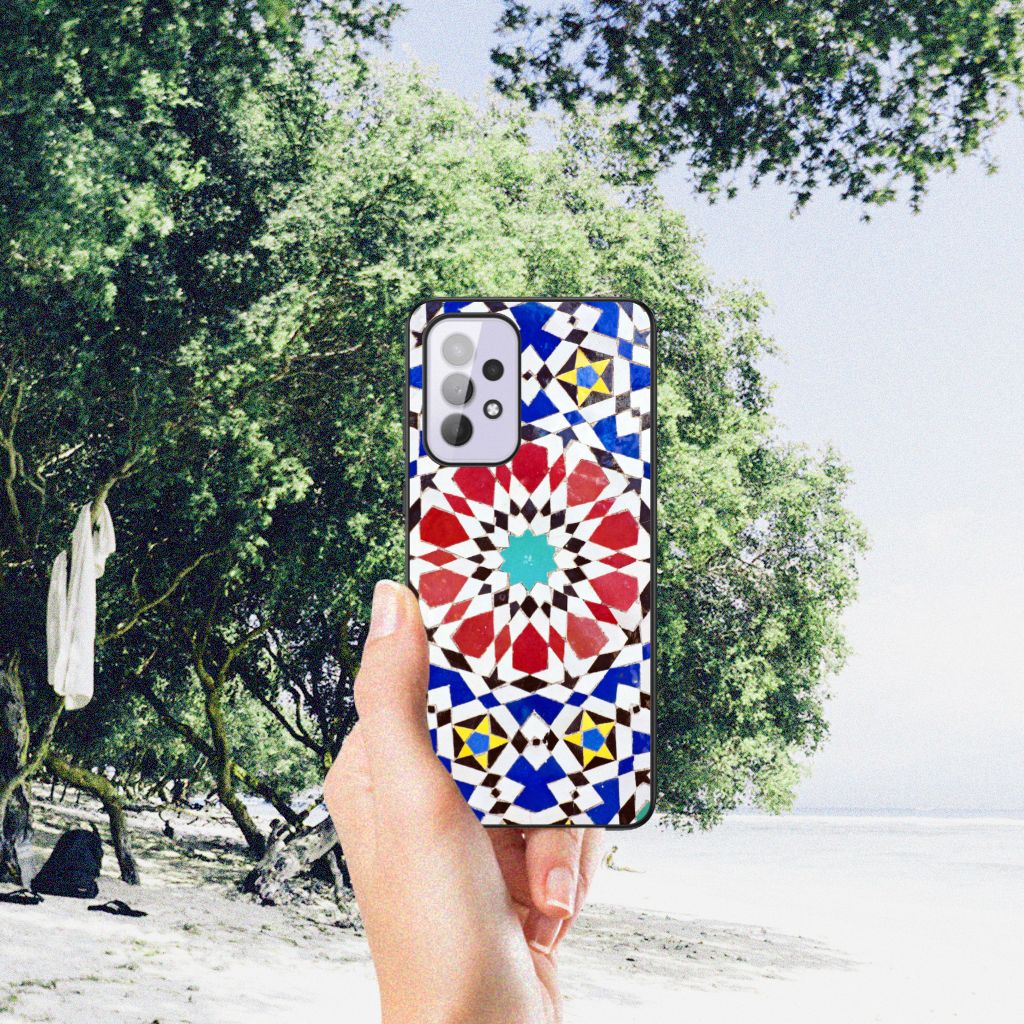 Samsung Galaxy A33 5G Marmeren Print Telefoonhoesje Mozaïek B2C Telecom