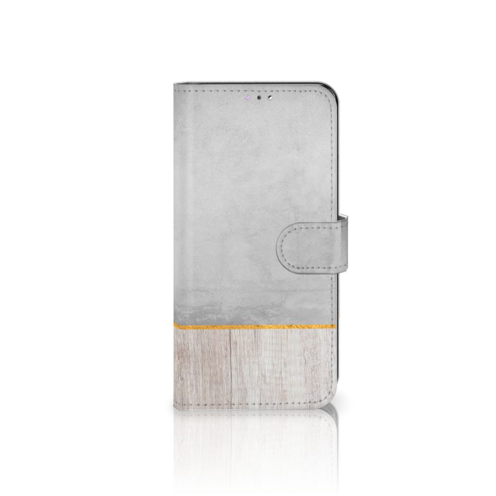 Samsung Galaxy A32 4G Book Style Case Wood Concrete