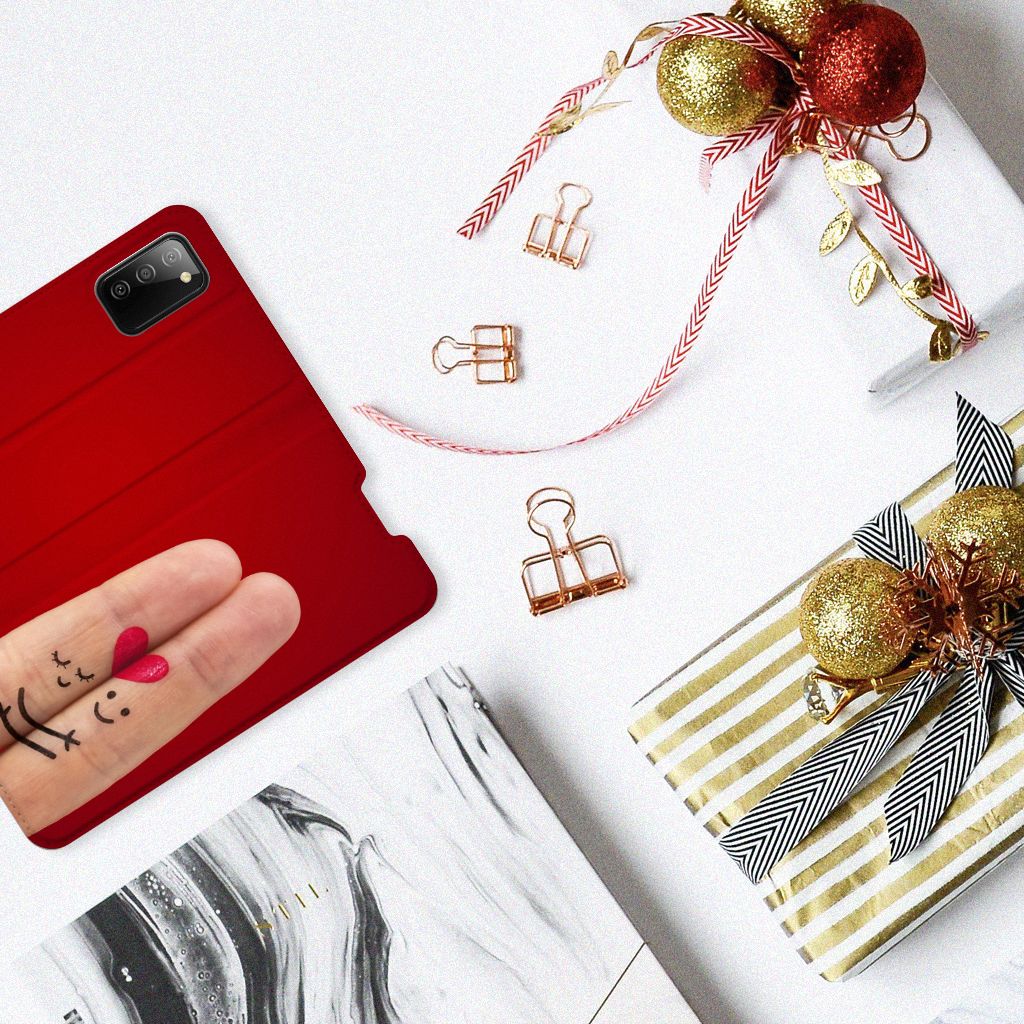Samsung Galaxy M02s | A02s Hippe Standcase Liefde - Origineel Romantisch Cadeau - B2C Telecom