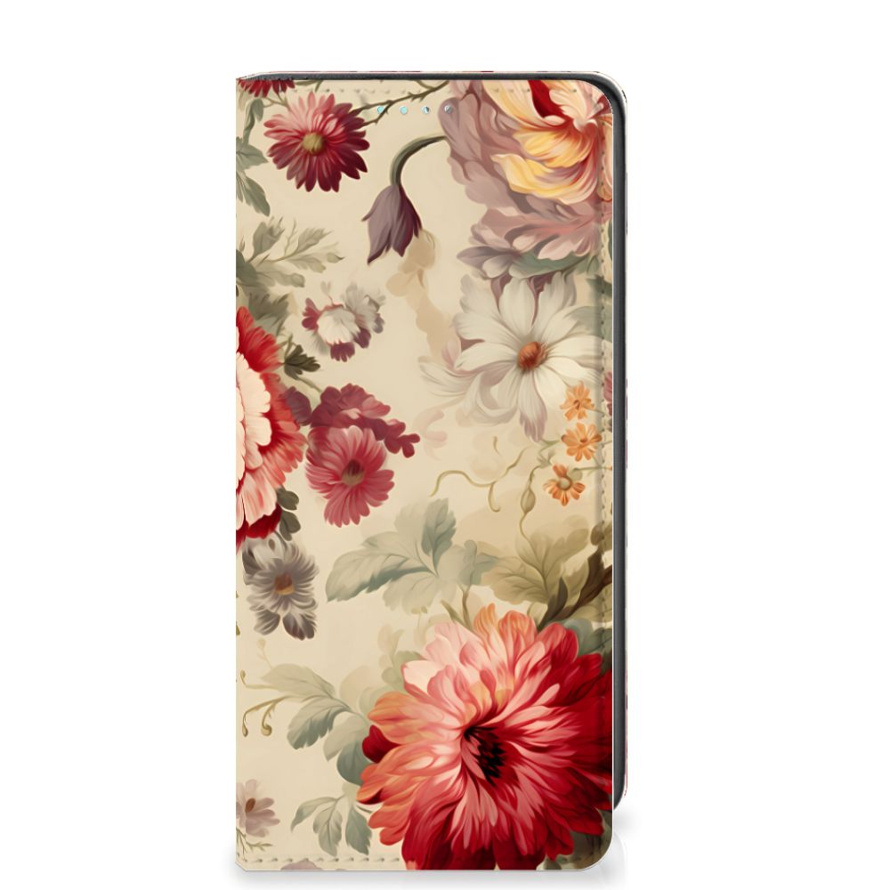 Smart Cover voor Samsung Galaxy A41 Bloemen