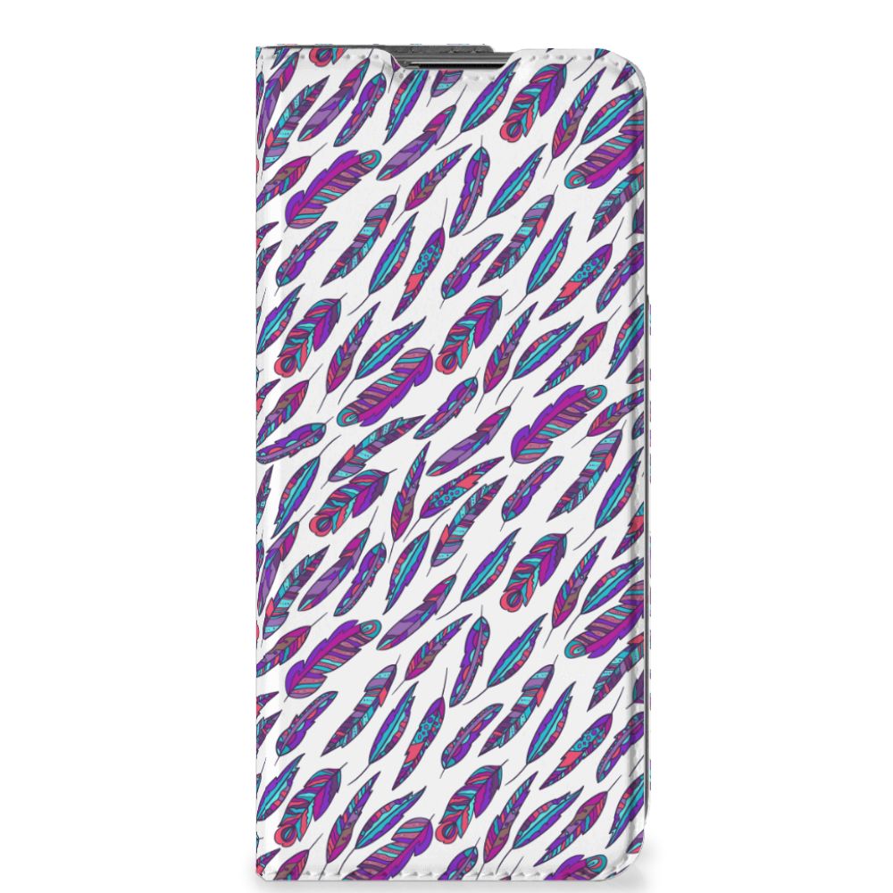 OnePlus Nord CE 2 5G Hoesje met Magneet Feathers Color - B2C Telecom
