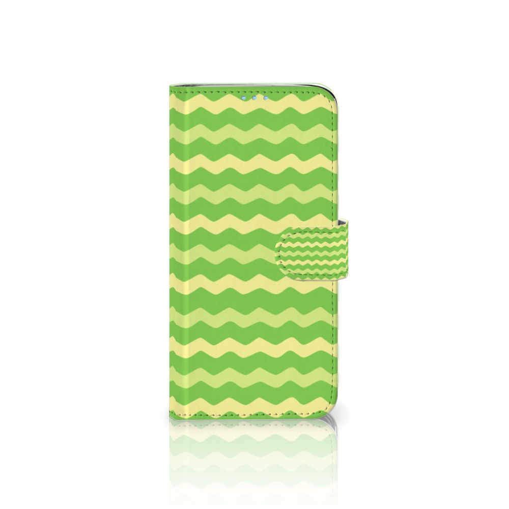 Huawei P40 Lite Telefoon Hoesje Waves Green