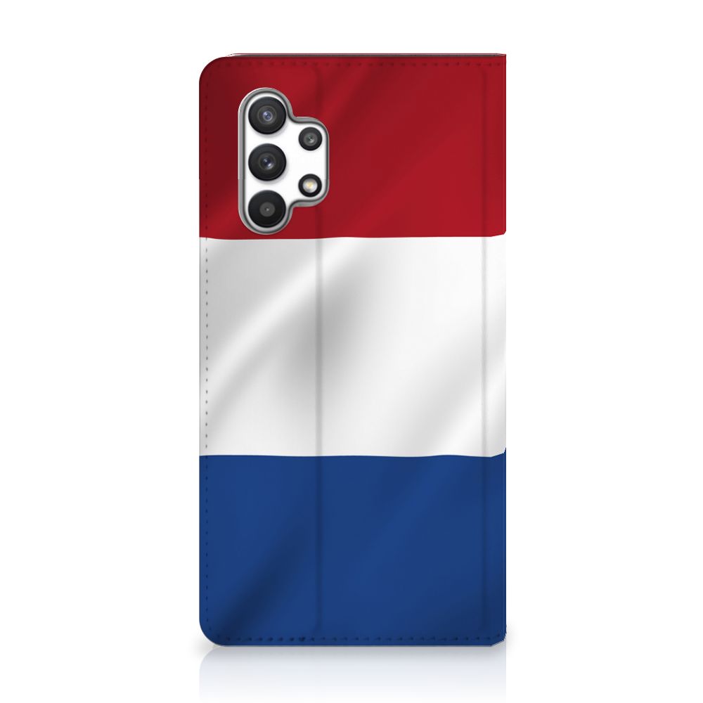 Samsung Galaxy A32 4G | A32 5G Enterprise Editie Standcase Nederlandse Vlag - B2C Telecom