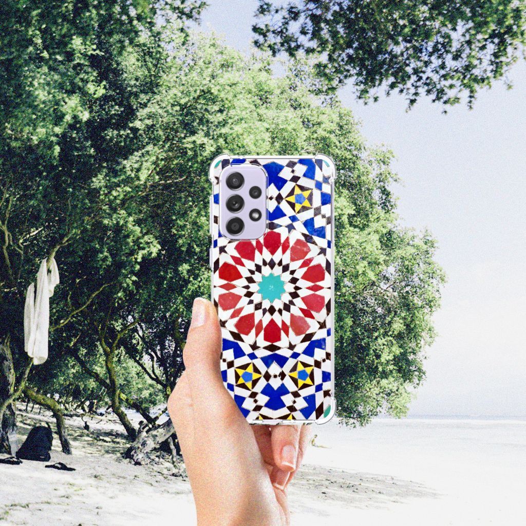 Samsung Galaxy A33 Anti-Shock Hoesje Mozaïek B2C Telecom