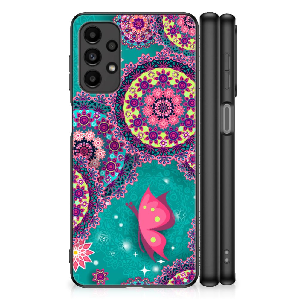 Samsung Galaxy A13 4G Leuk Telefoonhoesje Cirkels en Vlinders B2C Telecom
