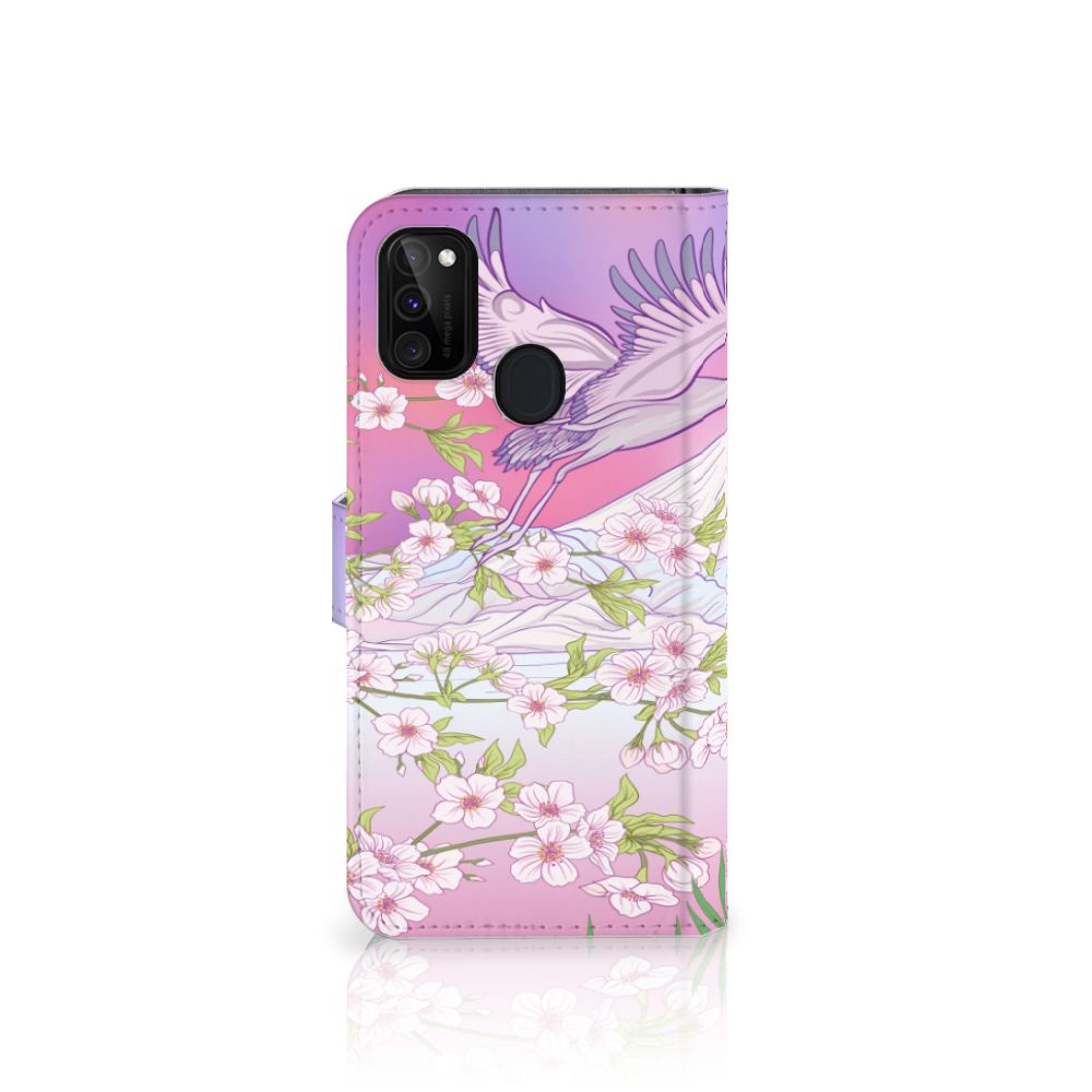 Samsung Galaxy M21 | M30s Telefoonhoesje met Pasjes Bird Flying