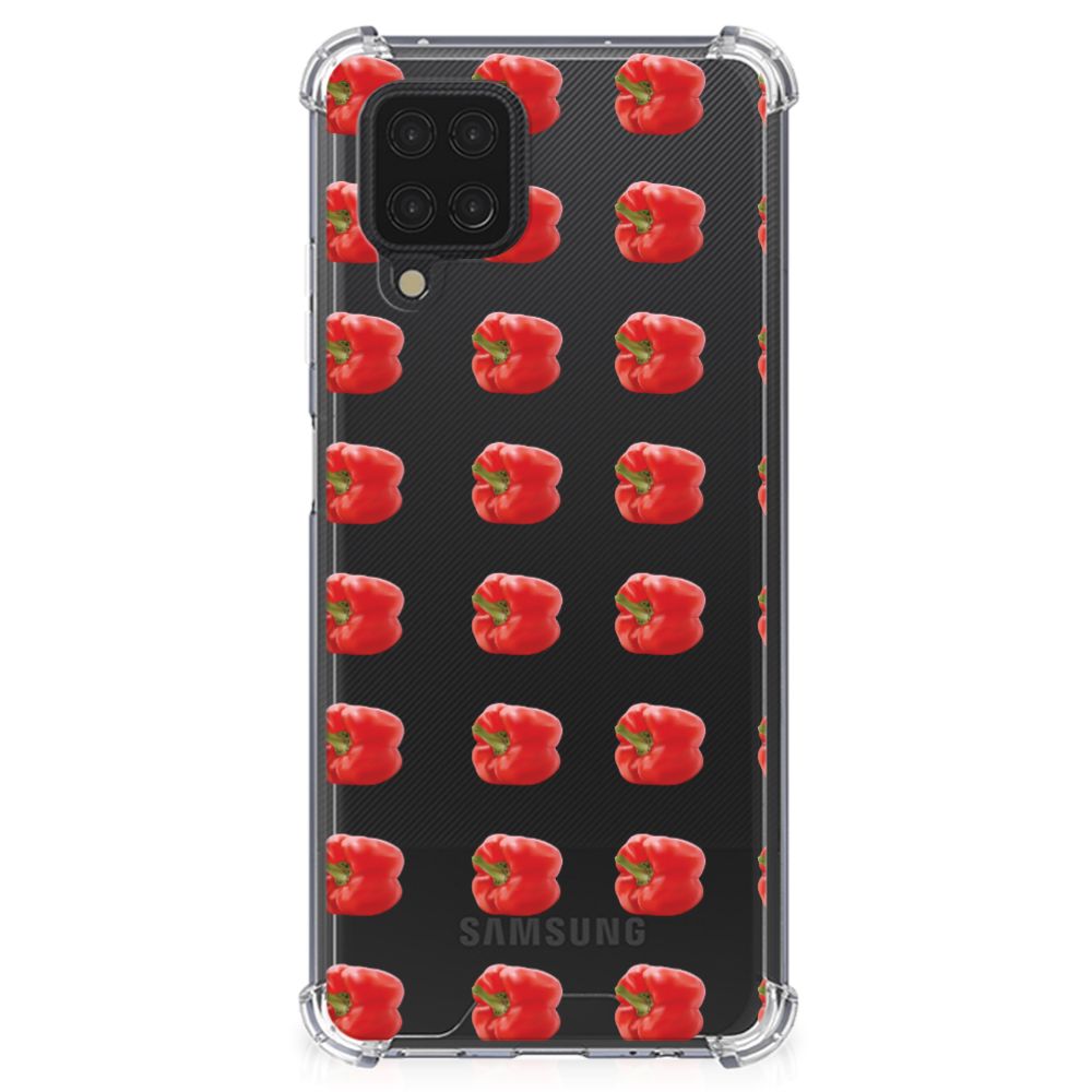 Samsung Galaxy A12 Beschermhoes Paprika Red - B2C Telecom