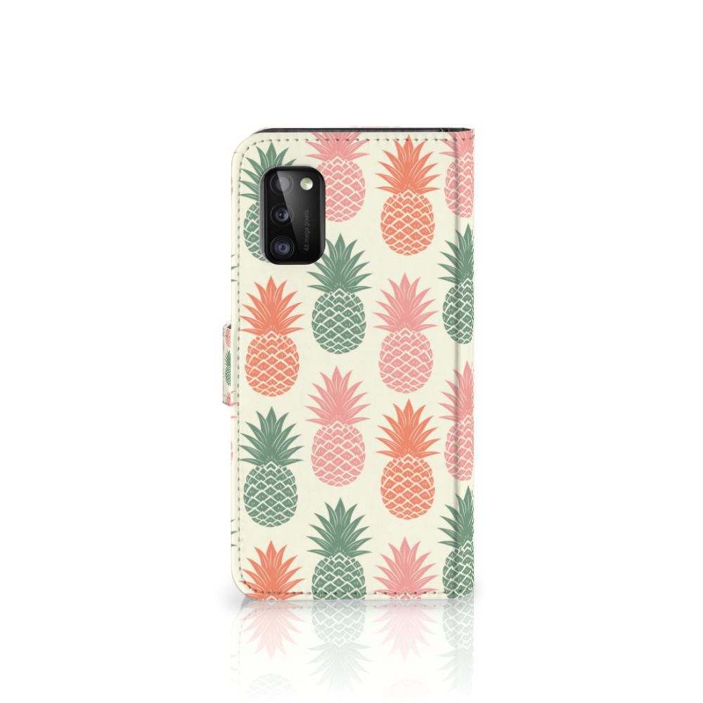 Samsung Galaxy A41 Book Cover Ananas