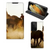 Samsung Galaxy S21 Ultra Hoesje maken Design Cowboy met paardenprint en cowboy in de achtergrond.