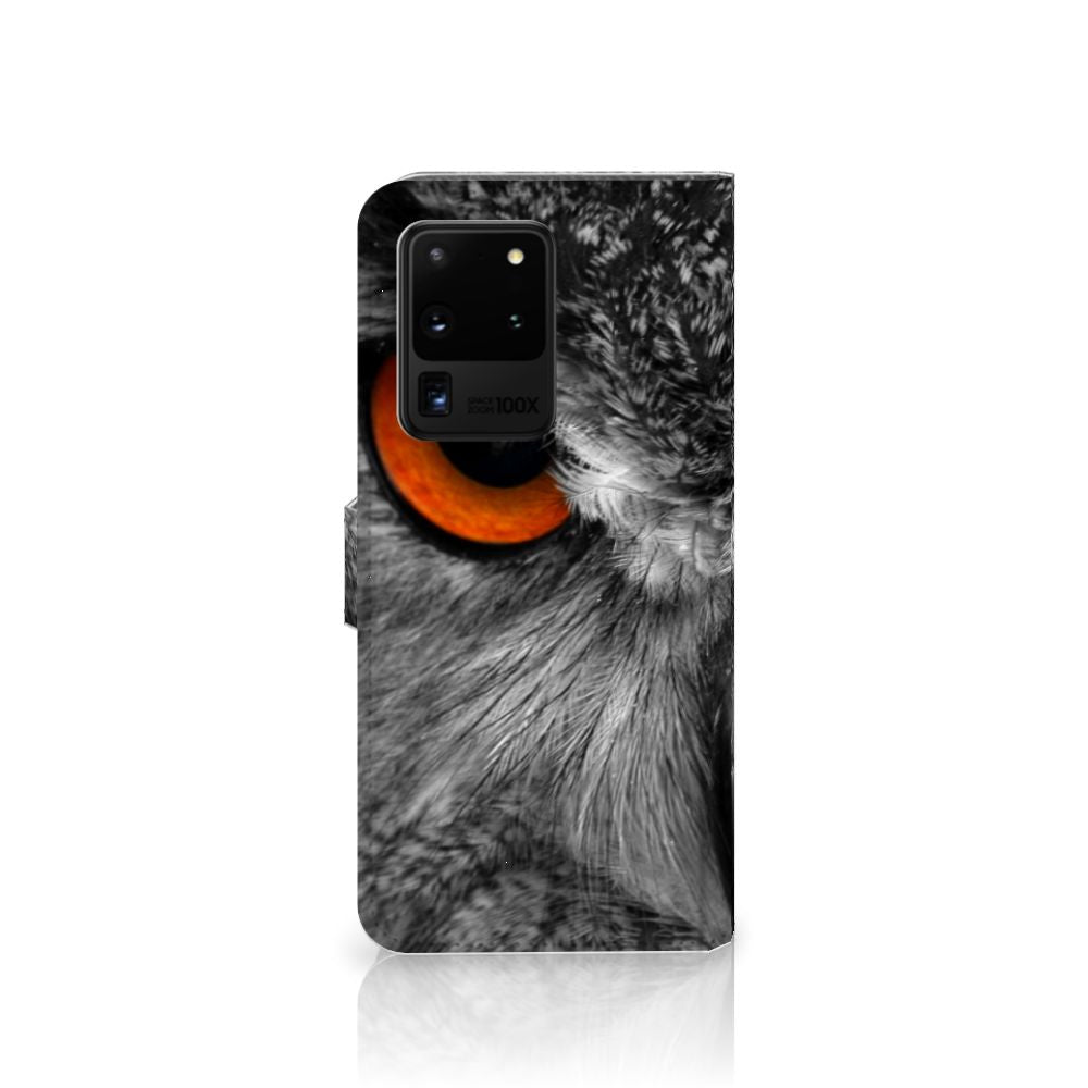 Samsung Galaxy S20 Ultra Telefoonhoesje met Pasjes Uil