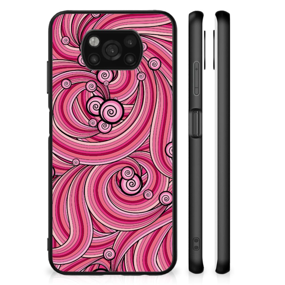 Xiaomi Poco X3 | X3 Pro Leuk Telefoonhoesje Swirl Pink