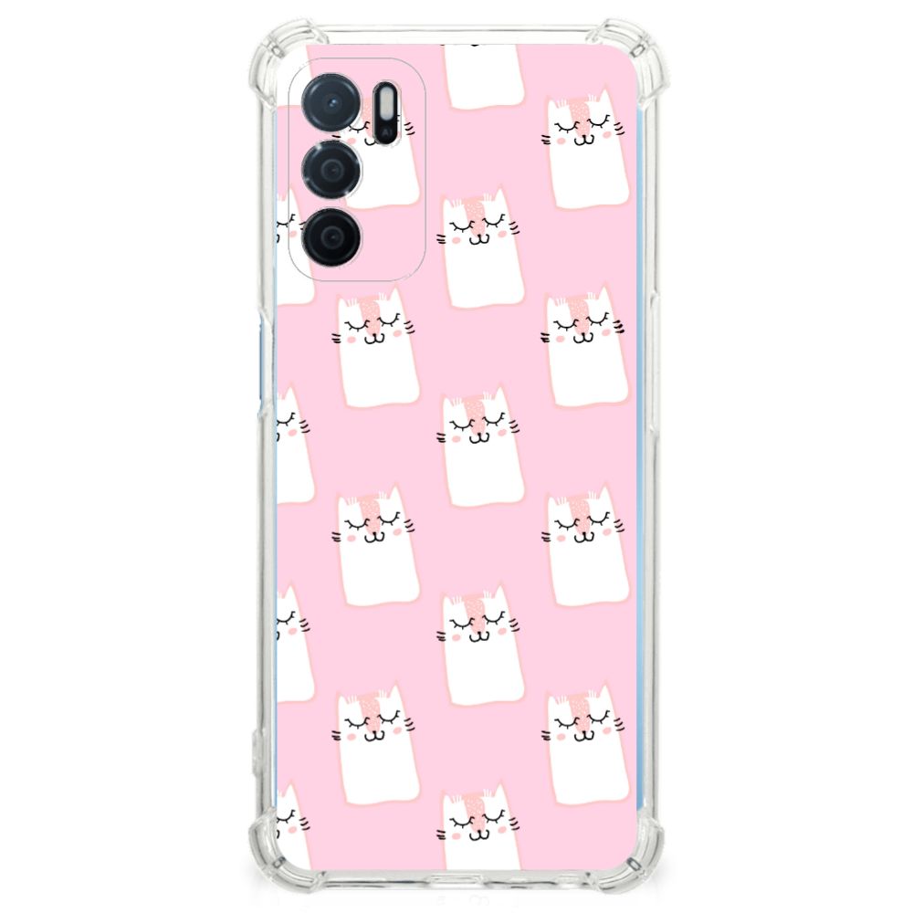 OPPO A16 | A16s | A54s Case Anti-shock Sleeping Cats