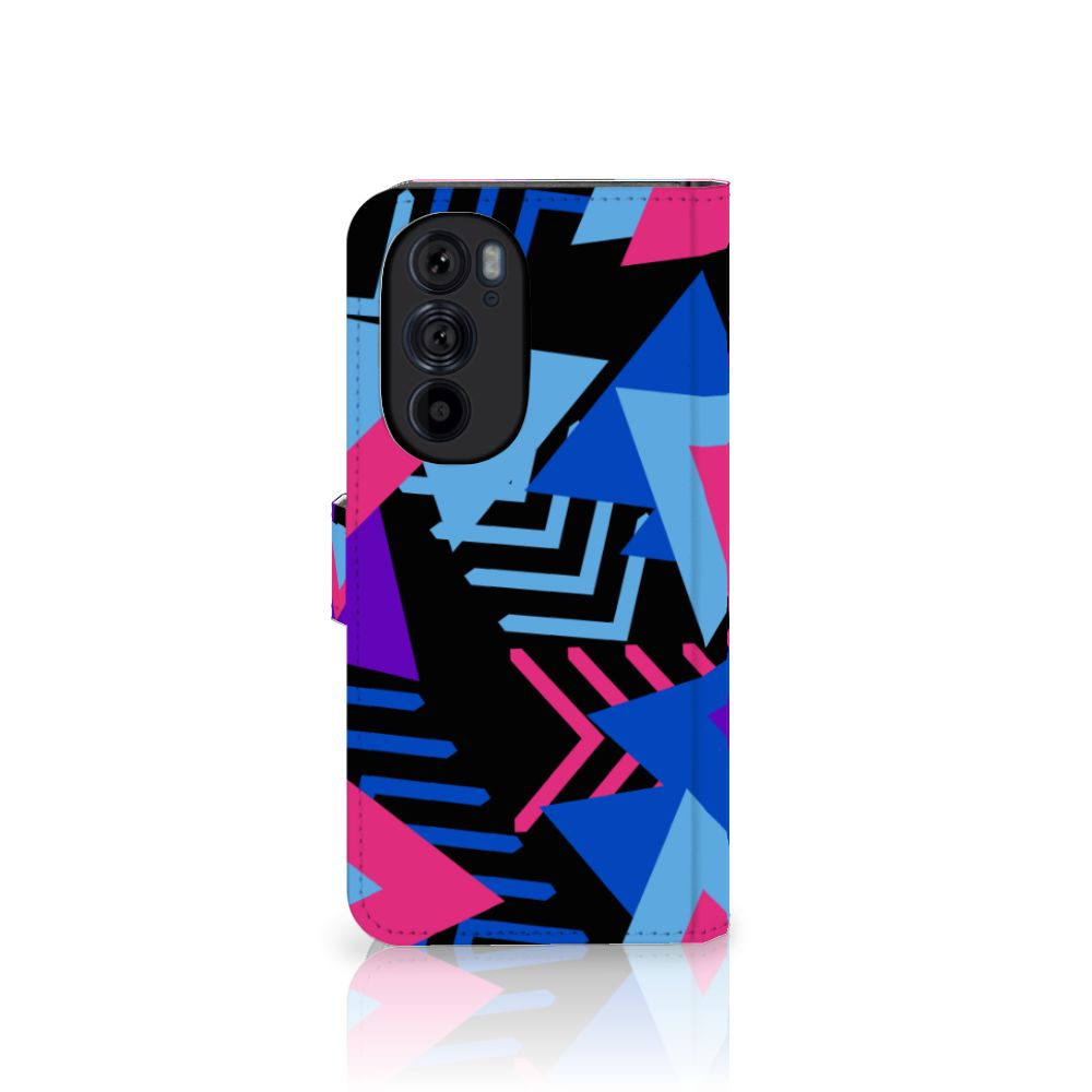 Motorola Edge 30 Pro Book Case Funky Triangle
