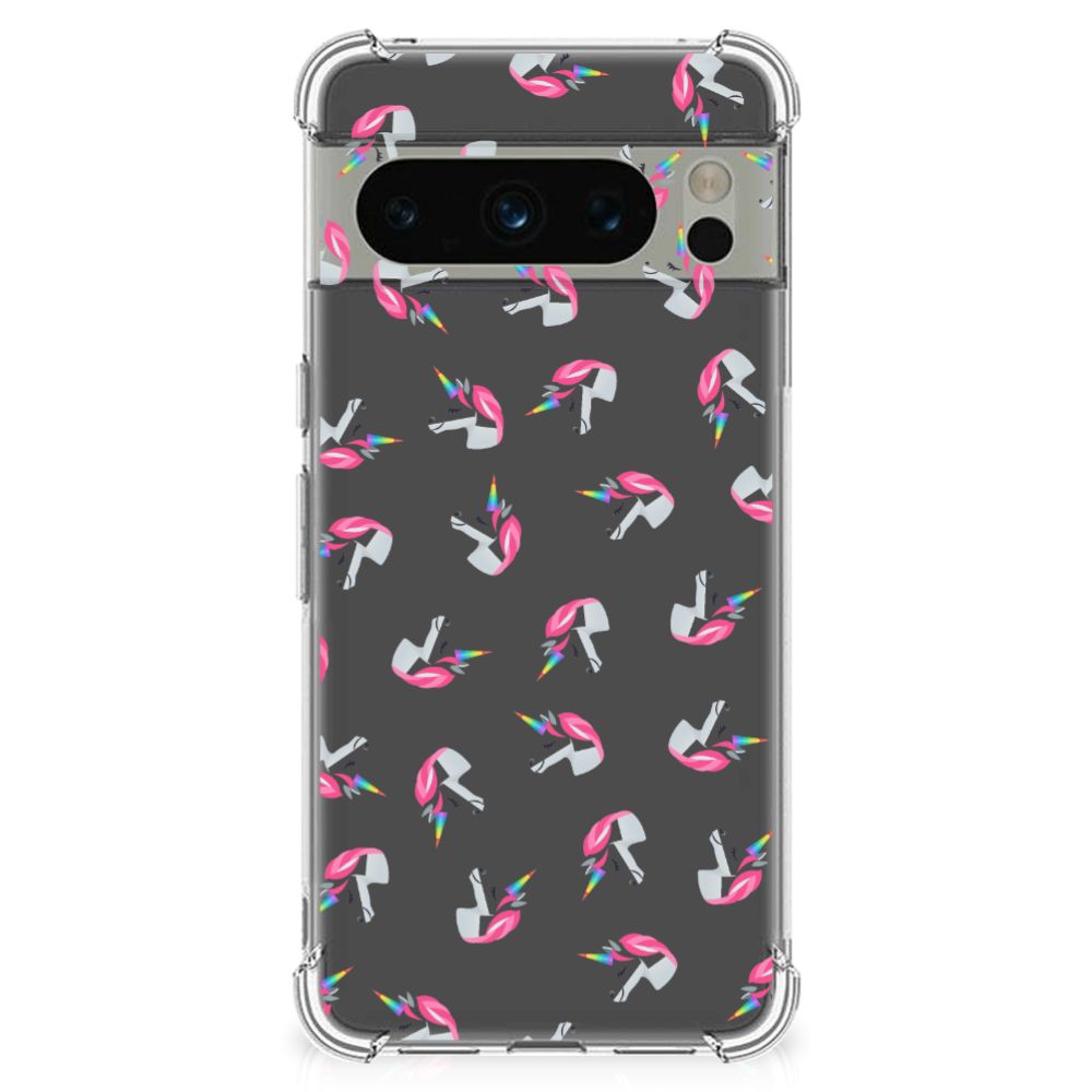 Doorzichtige Silicone Hoesje voor Google Pixel 8 Pro Unicorns B2C Telecom