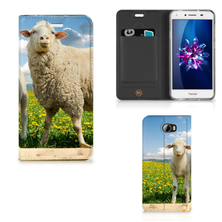 Huawei Y5 2 | Y6 Compact Hoesje maken Schaap en Lammetje