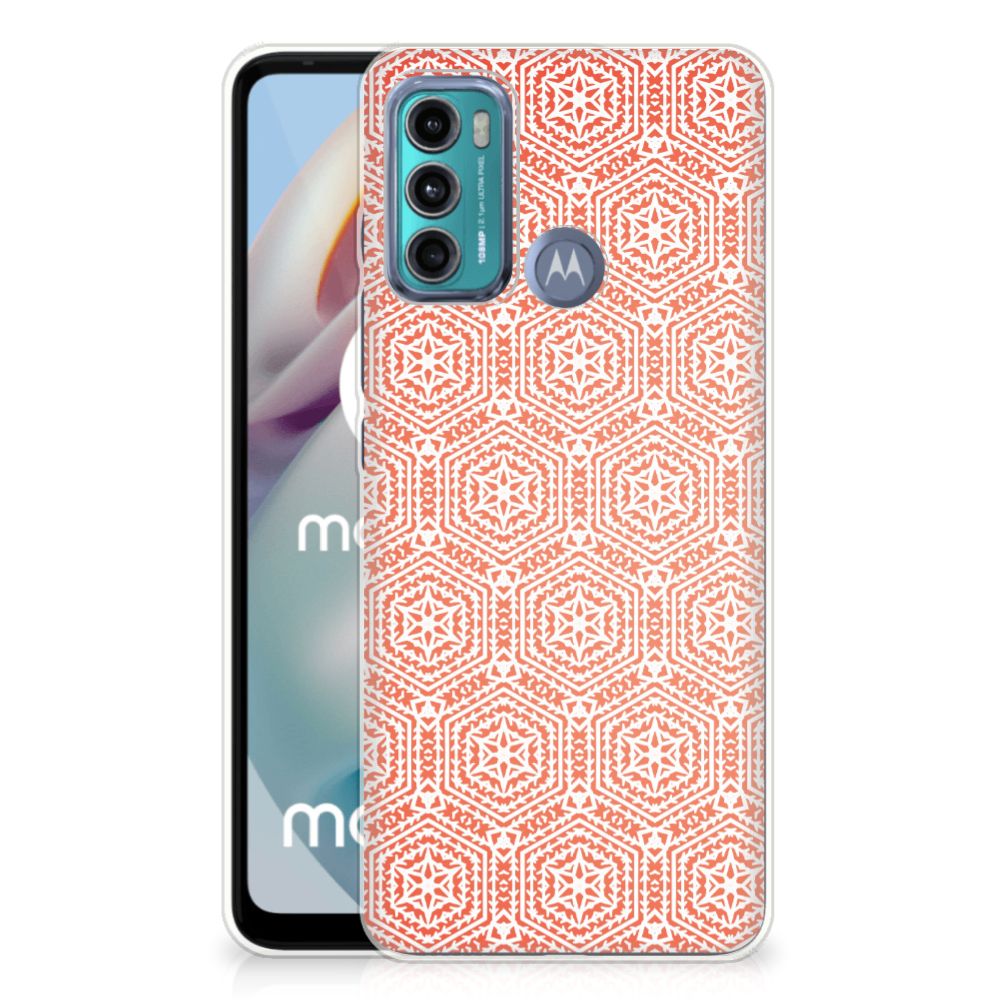 Motorola Moto G60 TPU bumper Pattern Orange B2C Telecom