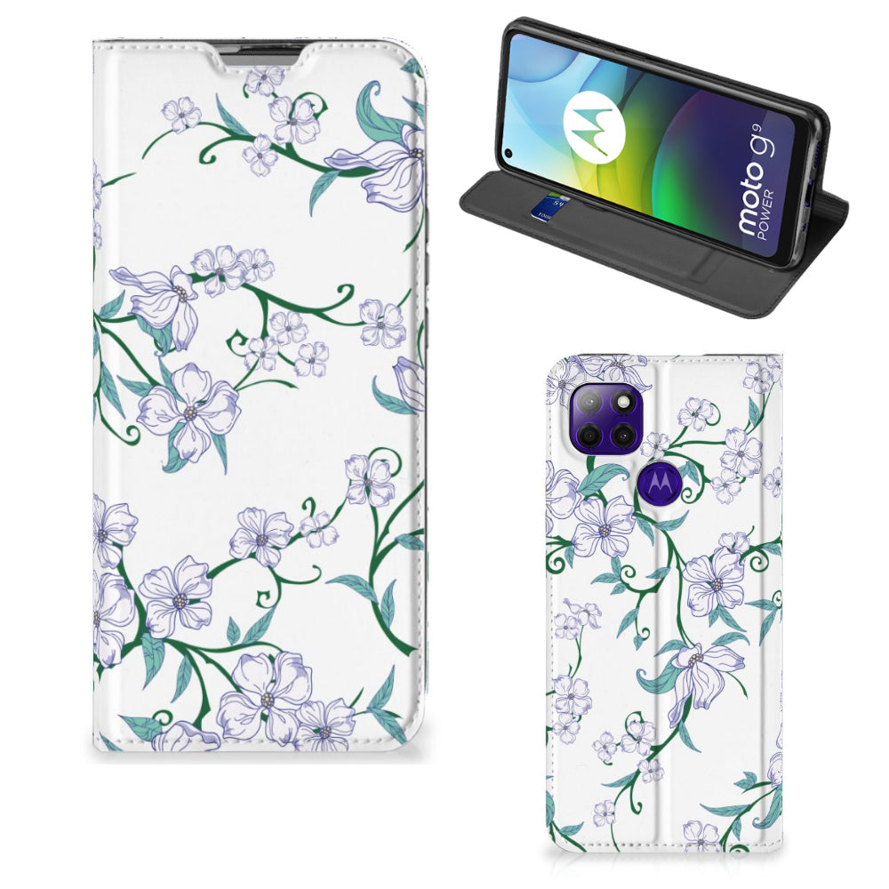 Motorola Moto G9 Power Uniek Smart Cover Blossom White