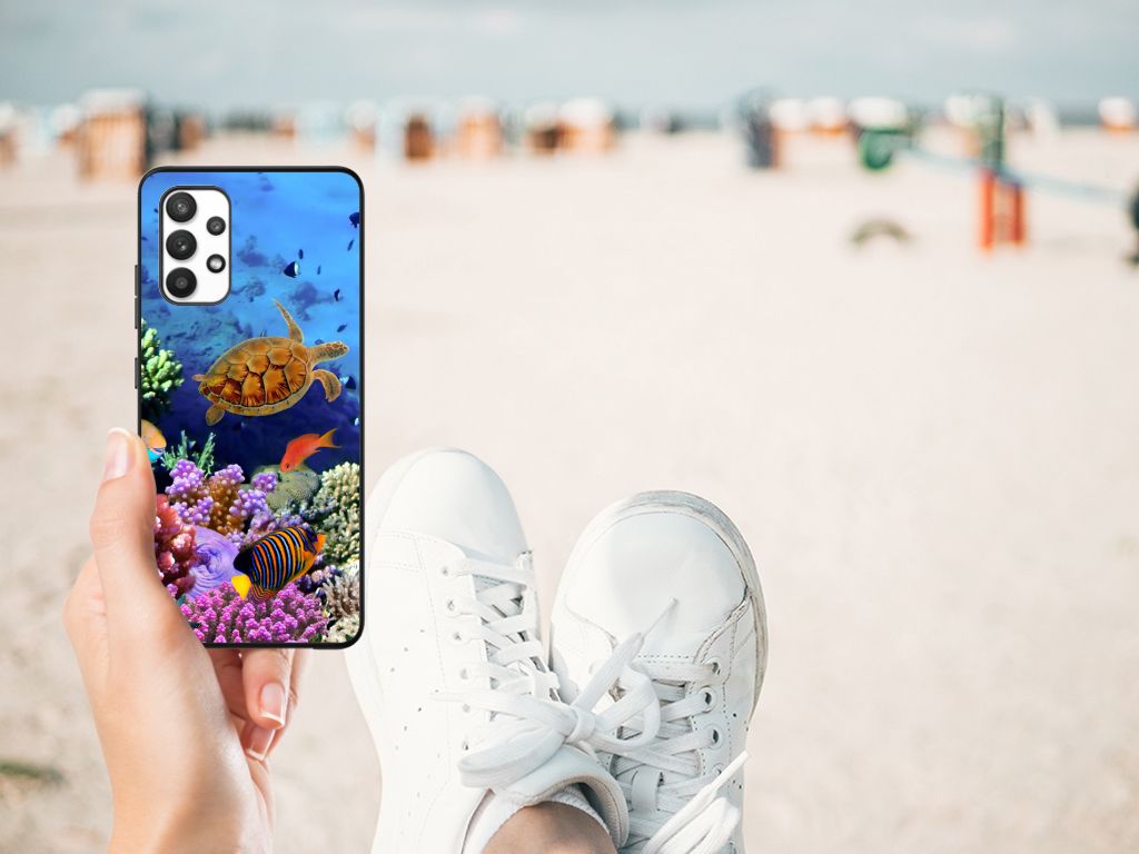 Samsung Galaxy A32 4G | A32 5G Enterprise Editie Dierenprint Telefoonhoesje Vissen B2C Telecom