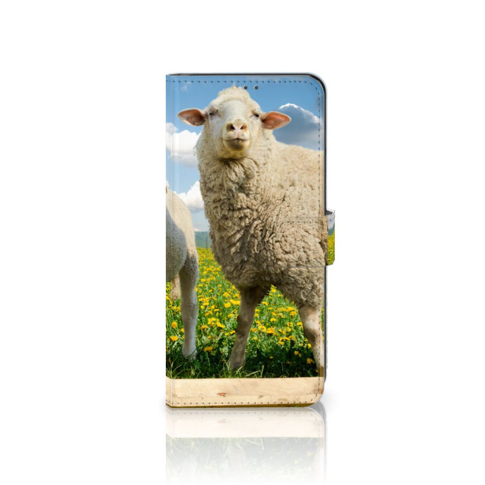 Nokia 5.3 Telefoonhoesje met Pasjes Schaap en Lammetje
