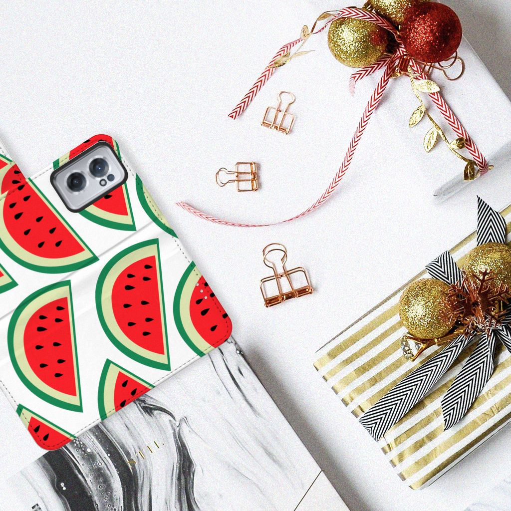OnePlus Nord CE 2 Book Cover Watermelons