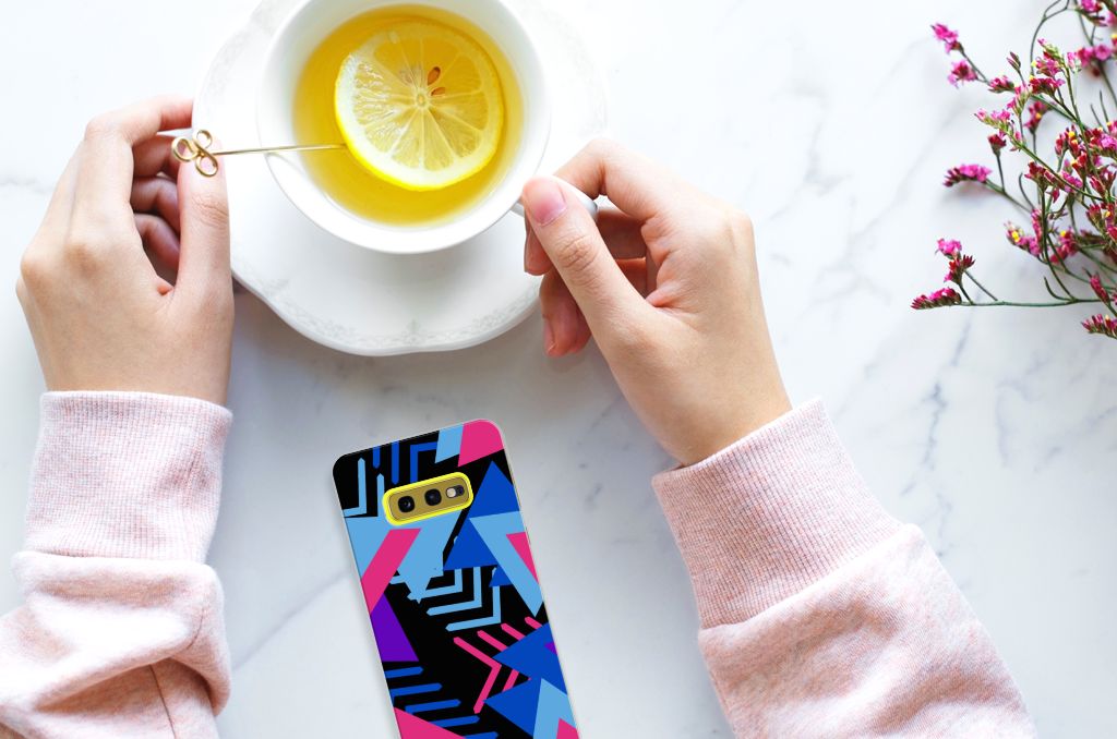 Samsung Galaxy S10e TPU Hoesje Funky Triangle