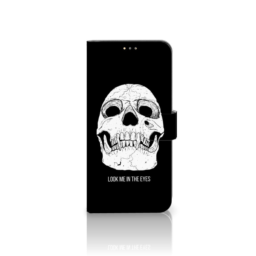 Telefoonhoesje met Naam OPPO A15 Skull Eyes