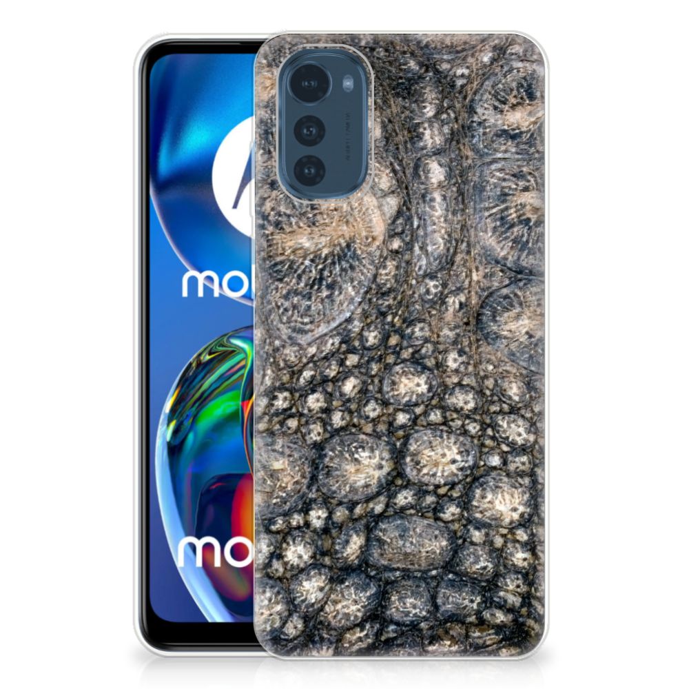 Motorola Moto E32/E32s TPU Hoesje Krokodillenprint