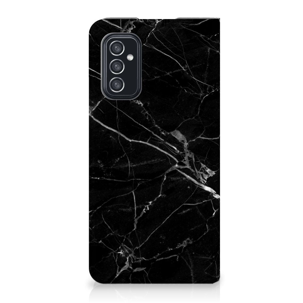 Samsung Galaxy M52 Standcase Marmer Zwart - Origineel Cadeau Vader - B2C Telecom