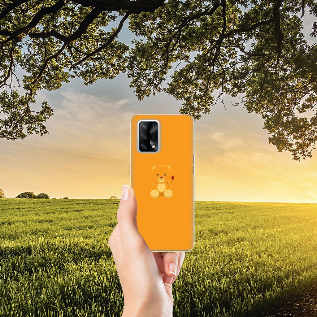 OPPO A74 4G Telefoonhoesje met Naam Baby Beer B2C Telecom