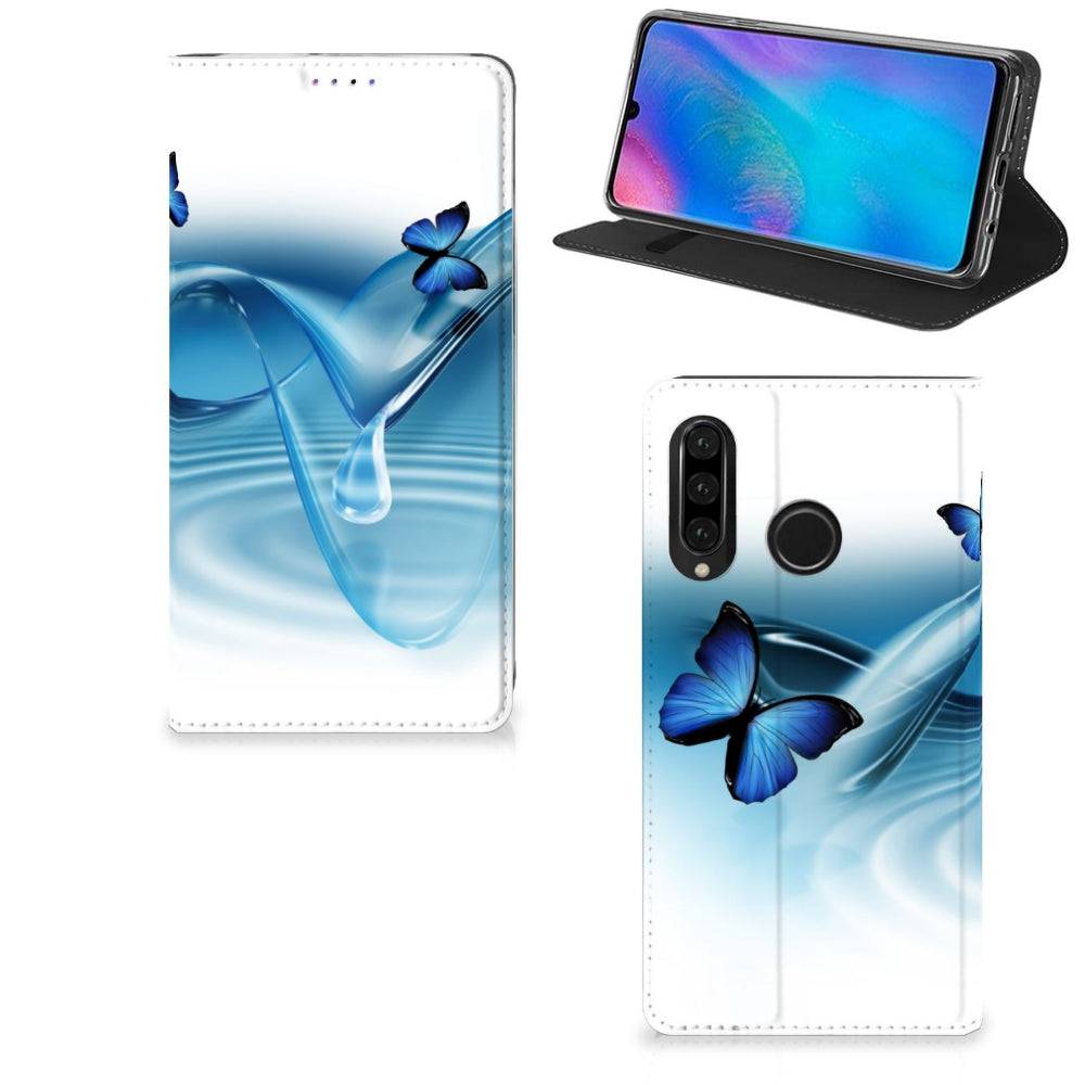 Huawei P30 Lite New Edition Hoesje maken Vlinders