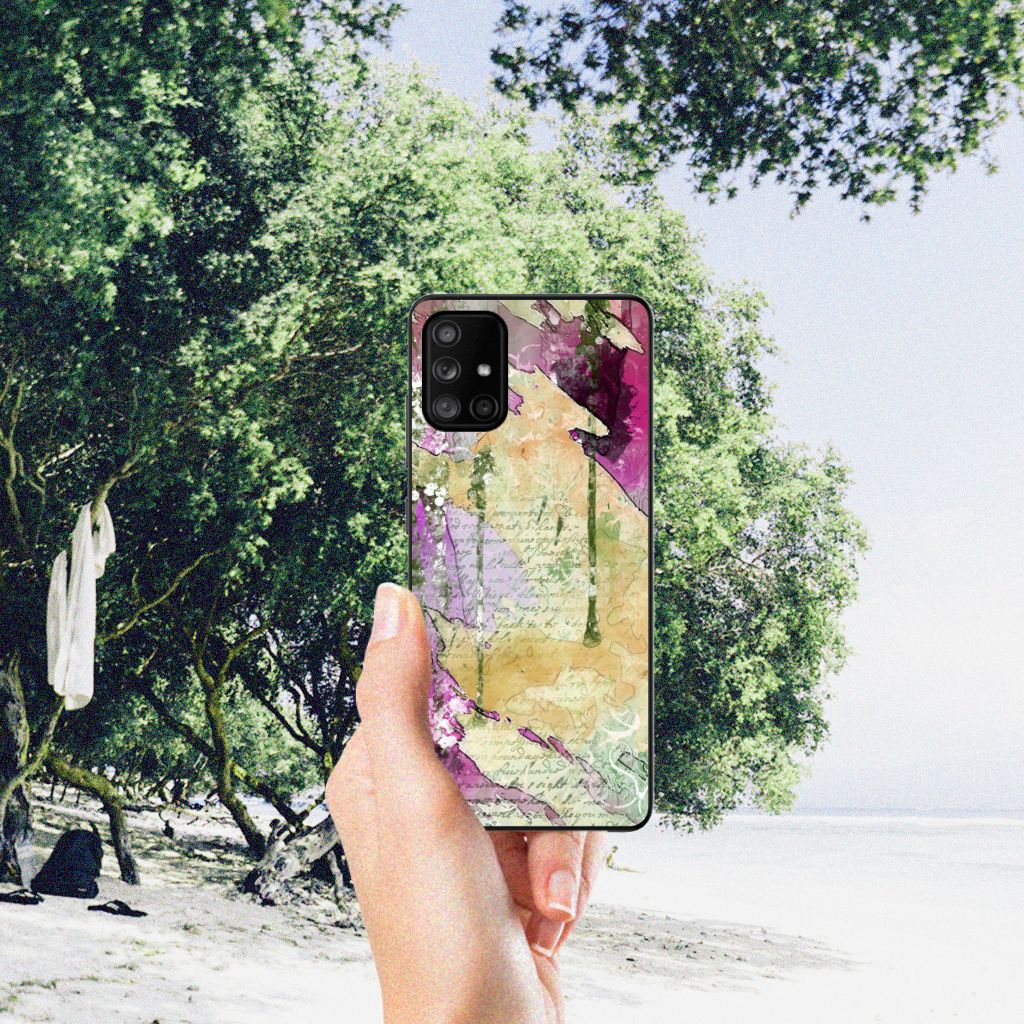Kleurrijke Telefoonhoesje Samsung Galaxy A71 Letter Painting B2C Telecom