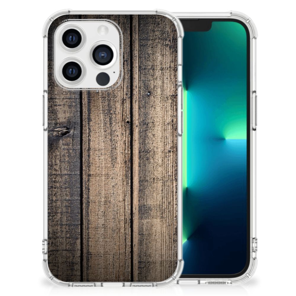 Apple iPhone 13 Pro Stevig Telefoonhoesje Steigerhout B2C Telecom